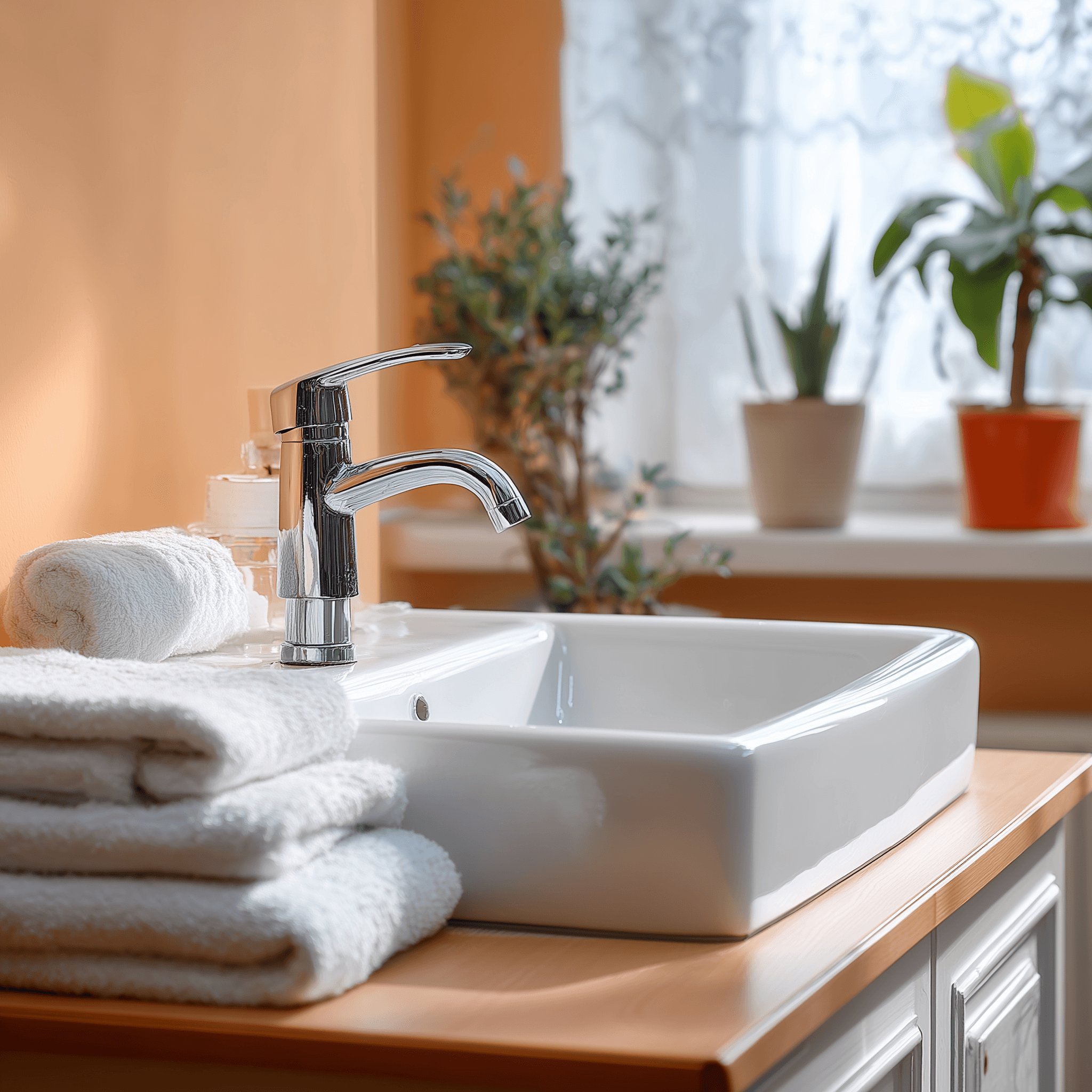 Bright modern bathroom Bright modern bathroom